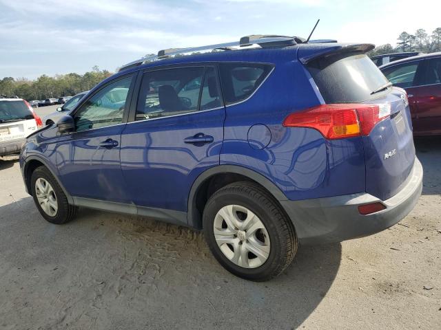 2T3ZFREV9FW153768 - 2015 TOYOTA RAV4 LE BLUE photo 2