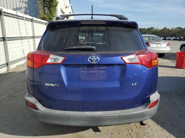 2T3ZFREV9FW153768 - 2015 TOYOTA RAV4 LE BLUE photo 6