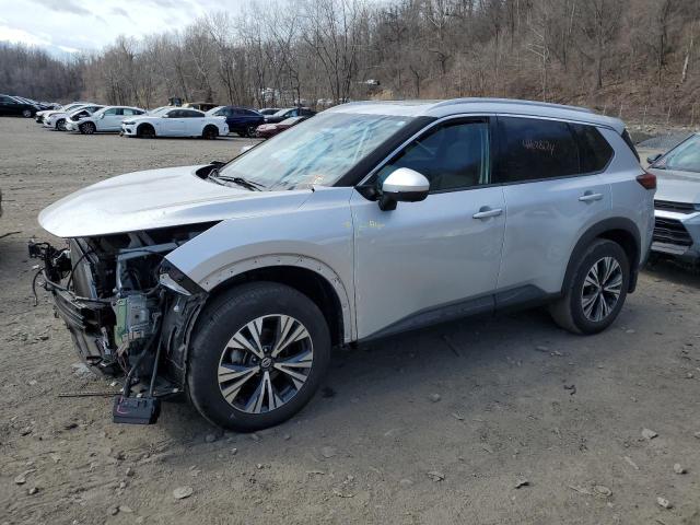 5N1AT3BB7MC722979 - 2021 NISSAN ROGUE SV SILVER photo 1