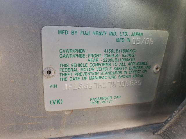 JF1SG67607H706825 - 2007 SUBARU FORESTER 2.5X LL BEAN SILVER photo 13