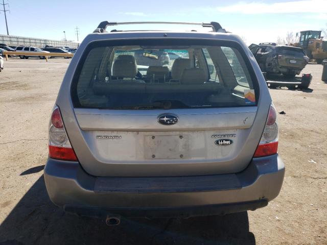 JF1SG67607H706825 - 2007 SUBARU FORESTER 2.5X LL BEAN SILVER photo 6