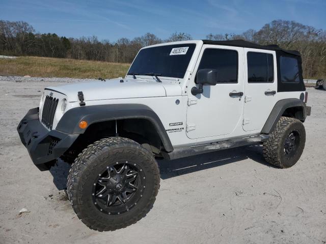 1C4BJWDG0FL541606 - 2015 JEEP WRANGLER U SPORT WHITE photo 1