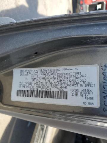 5TBRT34113S353442 - 2003 TOYOTA TUNDRA ACCESS CAB SR5 SILVER photo 12