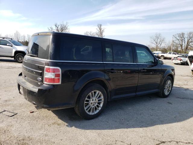 2FMHK6C8XEBD26276 - 2014 FORD FLEX SEL BLACK photo 3