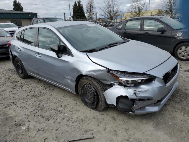 4S3GTAA63H3746497 - 2017 SUBARU IMPREZA SILVER photo 4