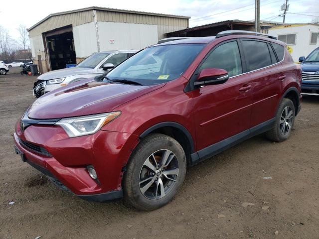 2T3RFREV8JW737149 - 2018 TOYOTA RAV4 ADVENTURE BURGUNDY photo 1