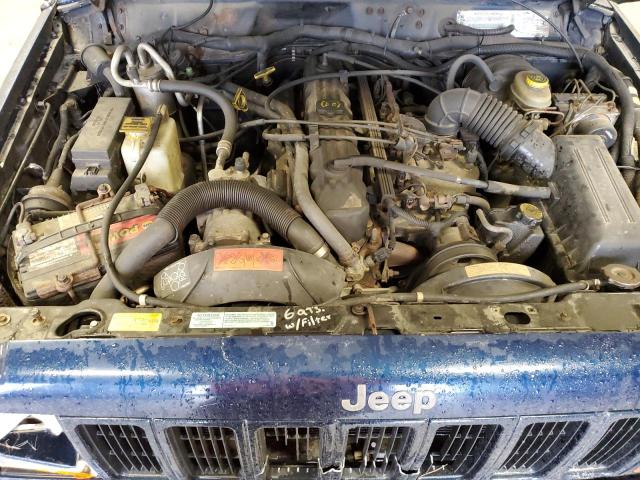 1J4FF58S01L614004 - 2001 JEEP CHEROKEE CLASSIC BLUE photo 11