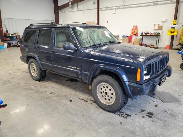 1J4FF58S01L614004 - 2001 JEEP CHEROKEE CLASSIC BLUE photo 4