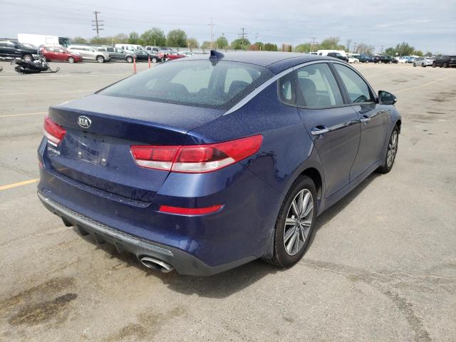 5XXGT4L35KG372535 - 2019 KIA OPTIMA LX BLUE photo 4