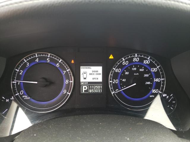 JN1AJ0HP7CM400656 - 2012 INFINITI EX35 BASE Սև լուսանկար 9