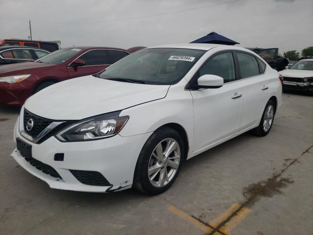 3N1AB7AP7KL612711 - 2019 NISSAN SENTRA S WHITE photo 1