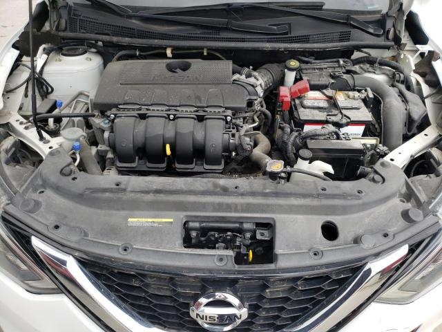 3N1AB7AP7KL612711 - 2019 NISSAN SENTRA S WHITE photo 11