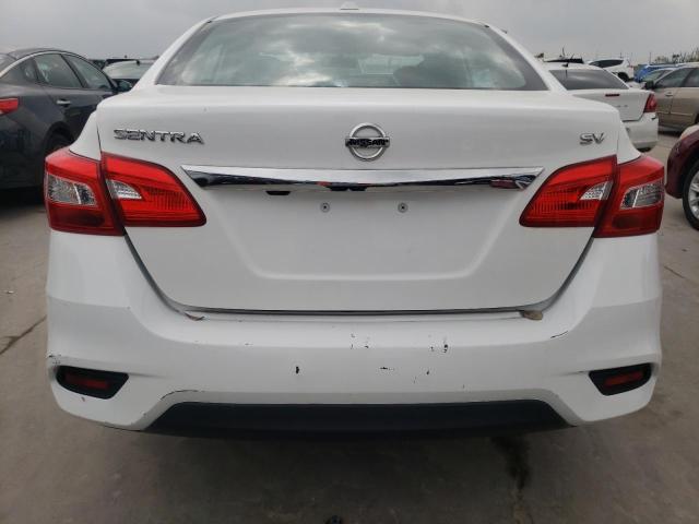 3N1AB7AP7KL612711 - 2019 NISSAN SENTRA S WHITE photo 6