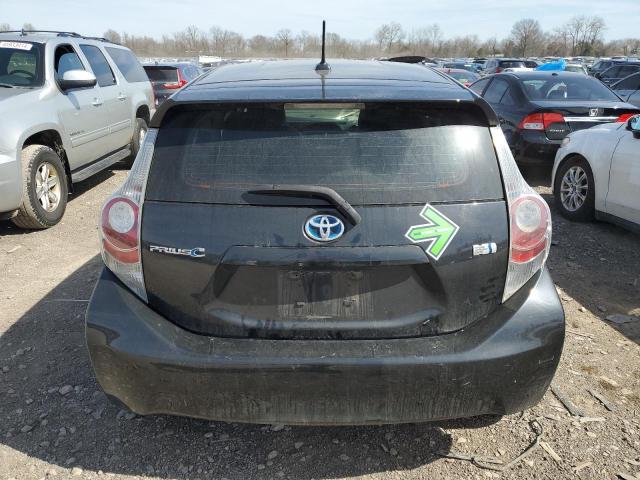 JTDKDTB33D1053281 - 2013 TOYOTA PRIUS C BLACK photo 6