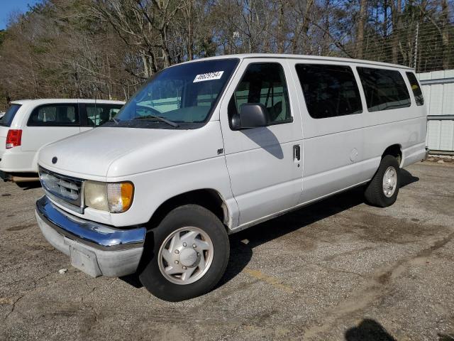 1FBSS31L31HB34442 - 2001 FORD ECONOLINE E350 SUPER DUTY WAGON WHITE photo 1