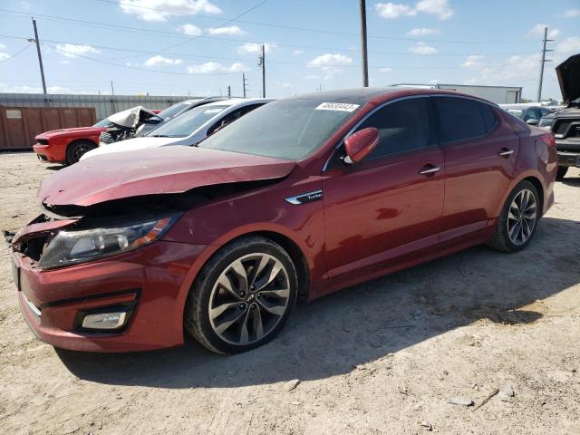 5XXGR4A61FG496237 - 2015 KIA OPTIMA SX RED photo 1