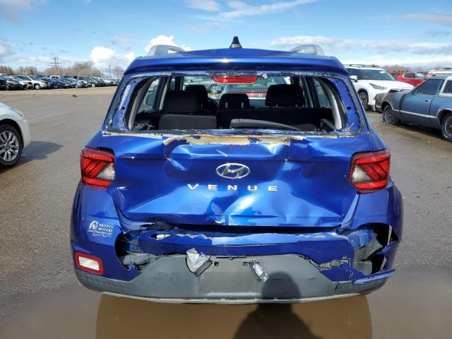 KMHRC8A37LU018462 - 2020 HYUNDAI VENUE SEL BLUE photo 6