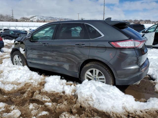 2FMPK4J82JBB69873 - 2018 FORD EDGE SEL GRAY photo 2