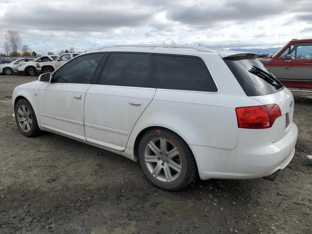 WAUKF78E18A167101 - 2008 AUDI A4 2.0T AVANT QUATTRO WHITE photo 2