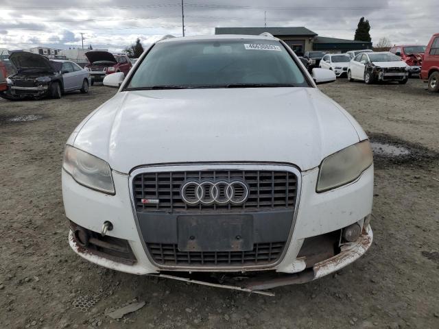 WAUKF78E18A167101 - 2008 AUDI A4 2.0T AVANT QUATTRO WHITE photo 5