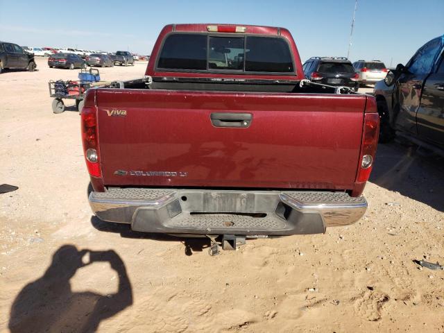 1GCDS13EX78225949 - 2007 CHEVROLET COLORADO BURGUNDY photo 6