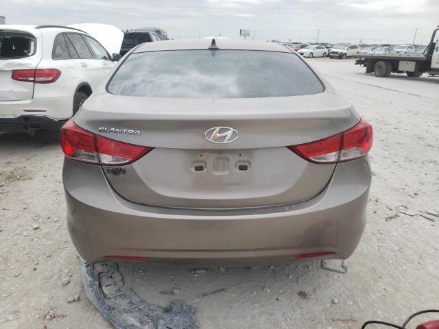 5NPDH4AE9DH402622 - 2013 HYUNDAI ELANTRA GLS GRAY photo 6