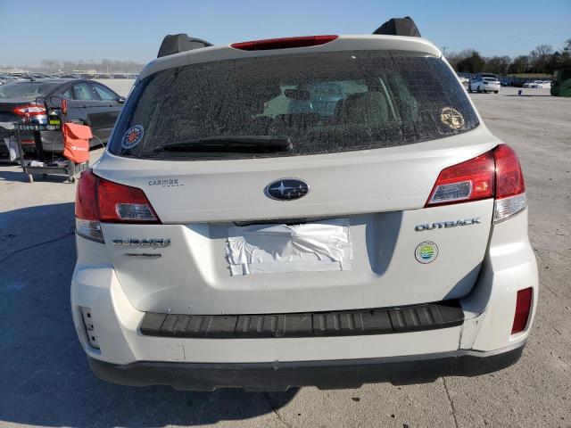 4S4BRCAC9D3201324 - 2013 SUBARU OUTBACK 2.5I WHITE photo 6