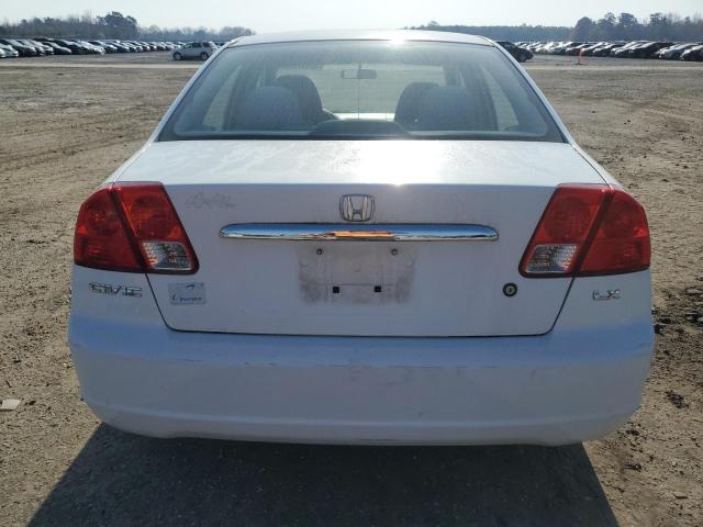 2HGES16503H547697 - 2003 HONDA CIVIC LX WHITE photo 6