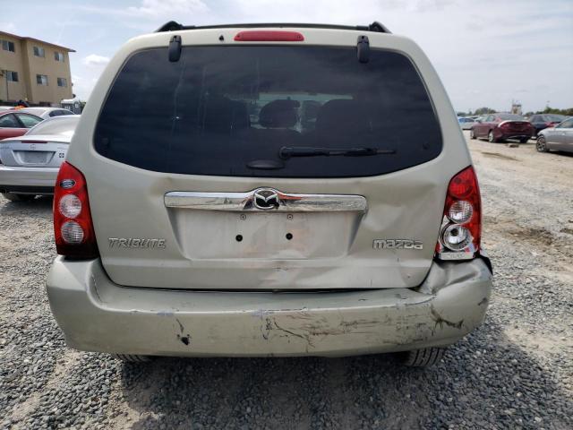 4F2YZ04115KM64793 - 2005 MAZDA TRIBUTE S GOLD photo 6