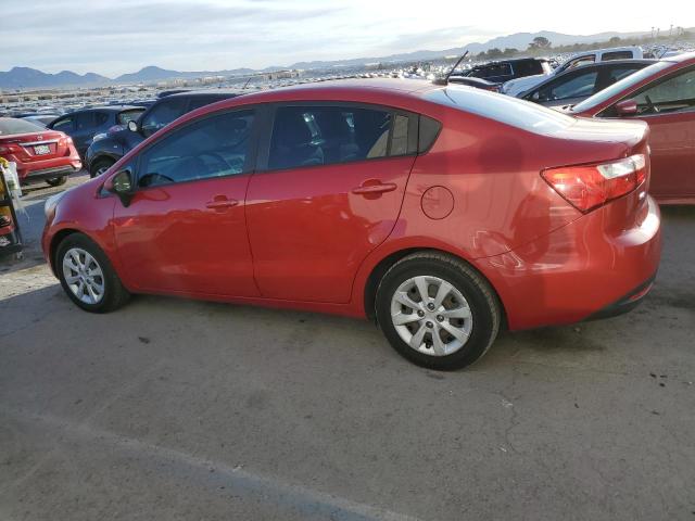 KNADM4A30D6213990 - 2013 KIA RIO LX RED photo 2