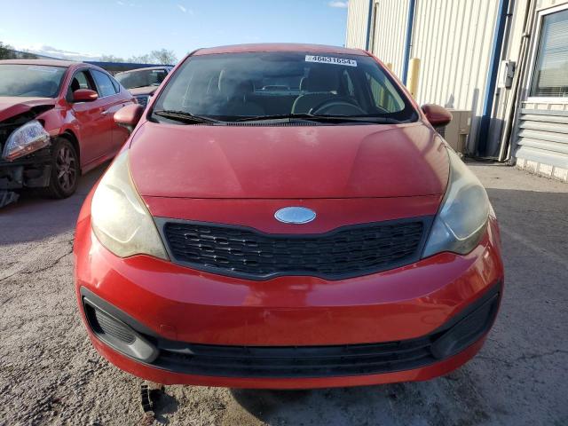 KNADM4A30D6213990 - 2013 KIA RIO LX RED photo 5