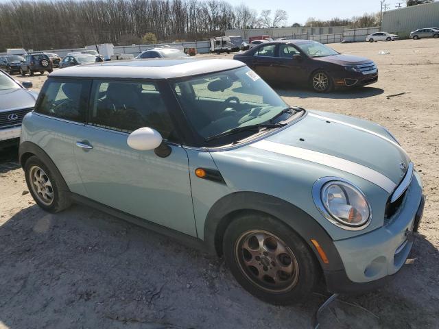 WMWSU3C59DT686434 - 2013 MINI COOPER TURQUOISE photo 4