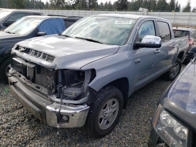 5TFHY5F17MX014161 - 2021 TOYOTA TUNDRA CREWMAX LIMITED GRAY photo 1