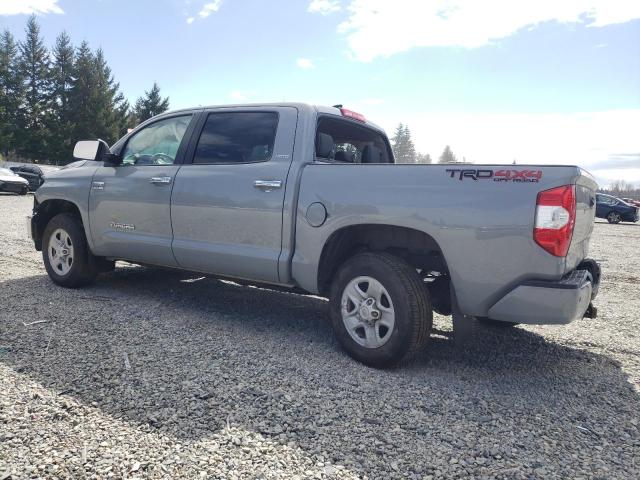 5TFHY5F17MX014161 - 2021 TOYOTA TUNDRA CREWMAX LIMITED GRAY photo 2