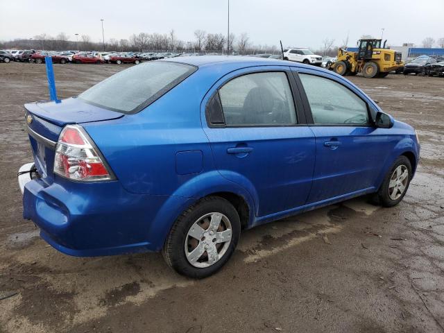 KL1TD5DE0AB123525 - 2010 CHEVROLET AVEO LS BLUE photo 3