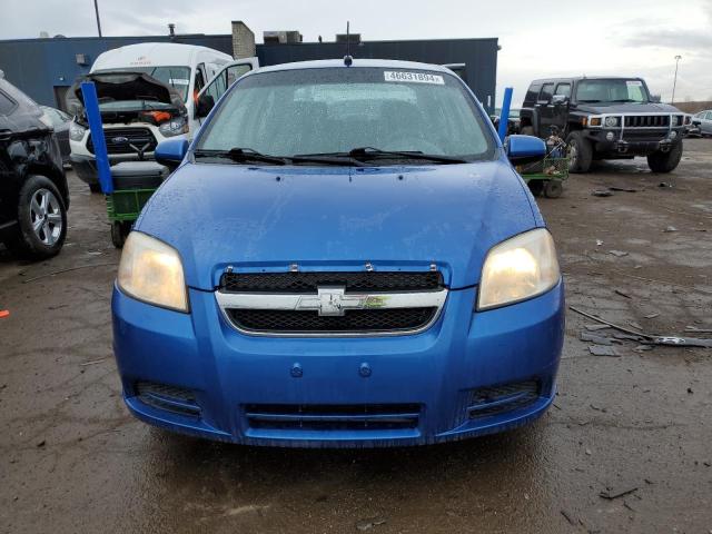 KL1TD5DE0AB123525 - 2010 CHEVROLET AVEO LS BLUE photo 5