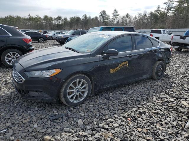 3FA6P0H79HR147765 - 2017 FORD FUSION SE BLACK photo 1