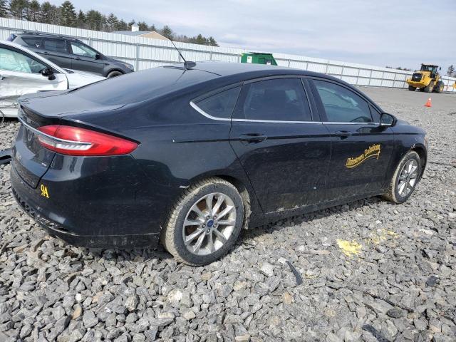 3FA6P0H79HR147765 - 2017 FORD FUSION SE BLACK photo 3