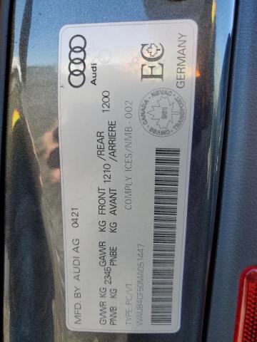 WAUB4CF50MA051447 - 2021 AUDI S5 PRESTIGE CHARCOAL photo 13