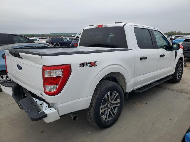 1FTEW1C89MKE55077 - 2021 FORD F150 SUPERCREW WHITE photo 3