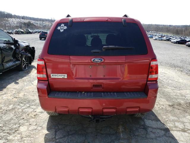 1FMCU0D72CKC65662 - 2012 FORD ESCAPE XLT RED photo 6