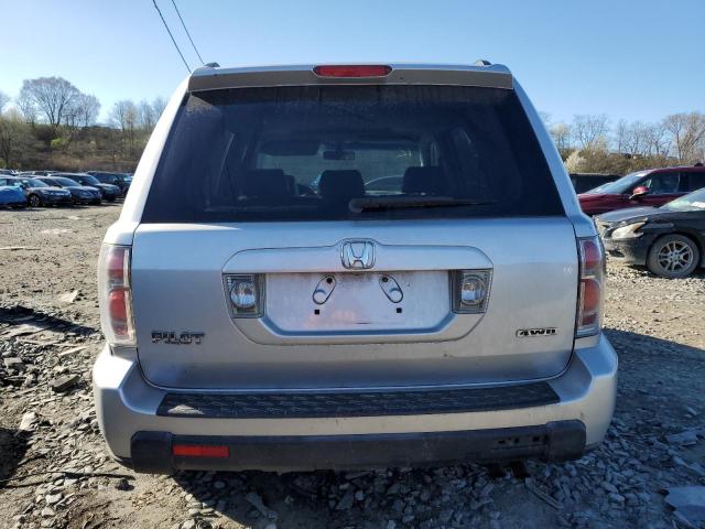 2HKYF18506H524834 - 2006 HONDA PILOT EX SILVER photo 6