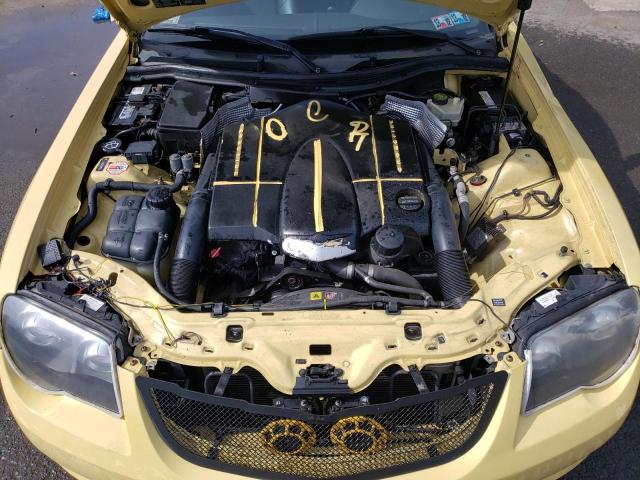 1C3AN65L65X051453 - 2005 CHRYSLER CROSSFIRE LIMITED YELLOW photo 11