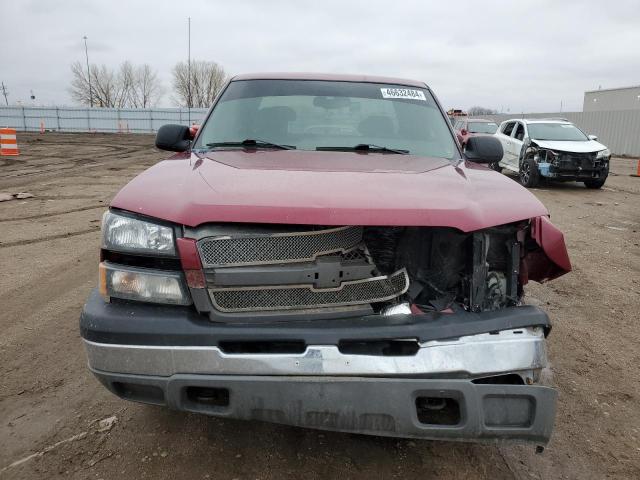 2GCEK19T741175584 - 2004 CHEVROLET SILVERADO K1500 MAROON photo 5