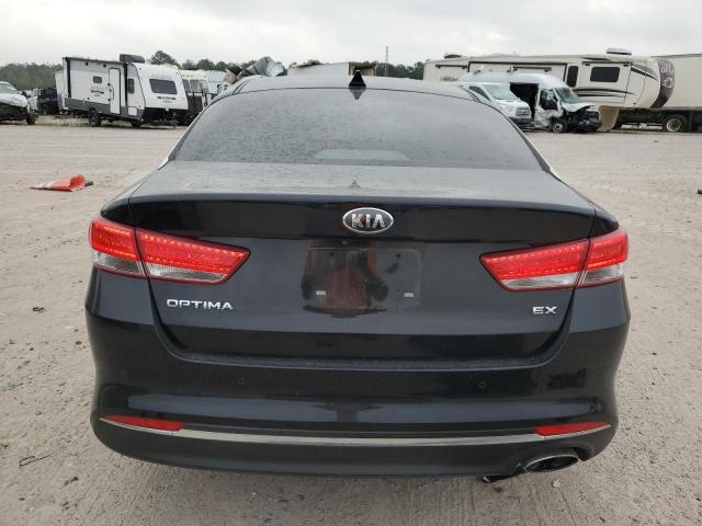 5XXGU4L37JG233129 - 2018 KIA OPTIMA EX BLACK photo 6