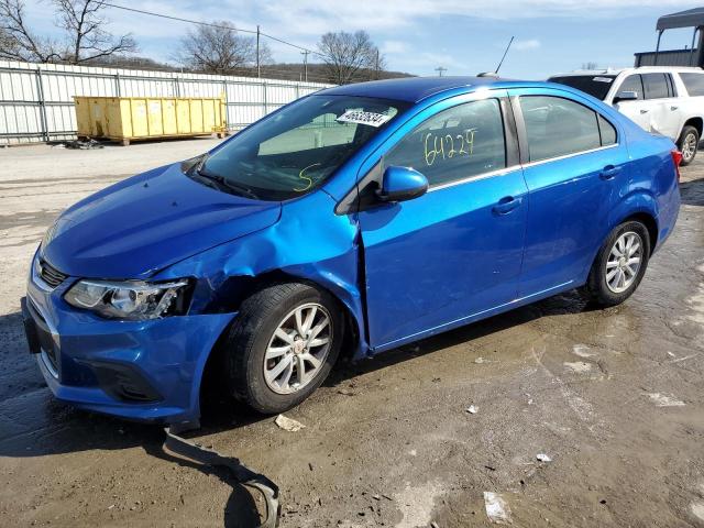 1G1JD5SHXJ4105950 - 2018 CHEVROLET SONIC LT BLUE photo 1