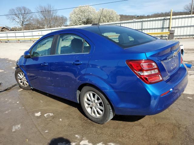 1G1JD5SHXJ4105950 - 2018 CHEVROLET SONIC LT BLUE photo 2