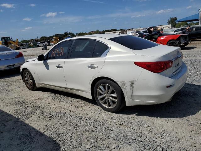 JN1BV7AP5FM336701 - 2015 INFINITI Q50 BASE WHITE photo 2