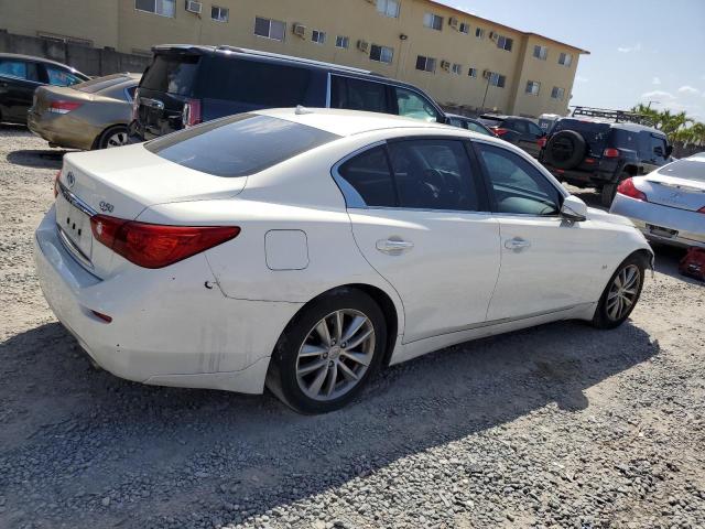 JN1BV7AP5FM336701 - 2015 INFINITI Q50 BASE WHITE photo 3