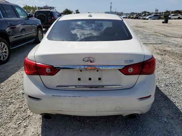 JN1BV7AP5FM336701 - 2015 INFINITI Q50 BASE WHITE photo 6